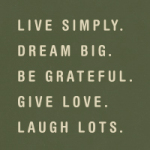 live simply - VISUAL STATEMENTS