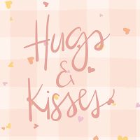 Hugs And Kisses Peach - UtART