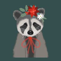Holiday Raccoon - cafelab - Emanuela Carratoni