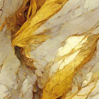 White Marble Gold Print Layers - UtART