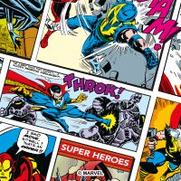Marvel Retro Comic Blue - MARVEL