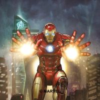 Iron Man Flying - MARVEL