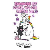 Zuhause ist dort wo die Katze ist - Pummeleinhorn