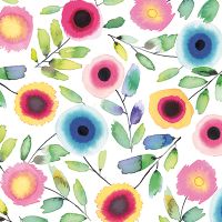 Summer Dots Flowers - Ninola Design