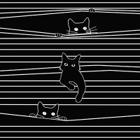 Cats Peeping - DeinDesign