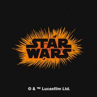 Star Wars Logo Orange Halloween Explosion - STAR WARS