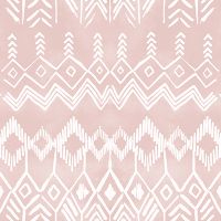Dusty Pink Ethnic Pattern - Oana Soare