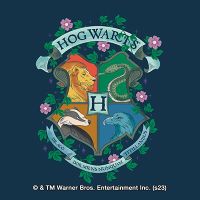 Hogwarts Coat of Arms Floral - Harry Potter