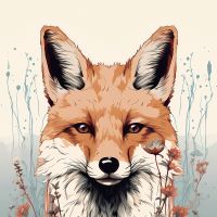  Fox with Flowers - Robert Farkas