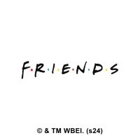 Friends Logo Black On White - Friends