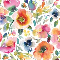 Psychedelic Poppies Multicolor - Ninola Design