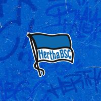 Street Graffiti Blau - HERTHA BSC