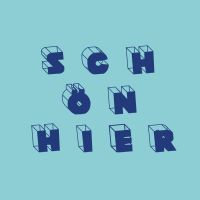 Schön Hier blau - DeinDesign