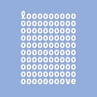 Loooove White and Blue - DeinDesign
