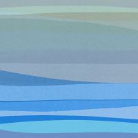 Blau Abstrakt 1 - Orara Studio