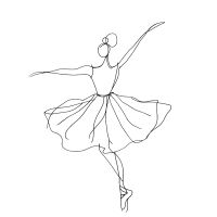 Ballerina Illustration - UtART