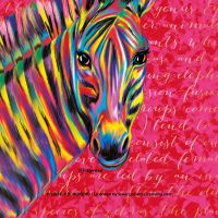 Zebra bunt - P.D. Moreno