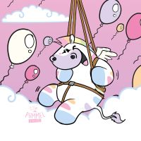 Zebrasus Ballons - Pummeleinhorn
