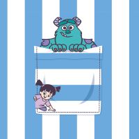Monster AG Striped Pattern - Disney Pixar