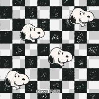 Snoopy Checked Pattern - Peanuts