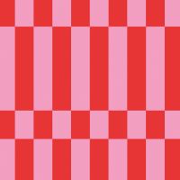 Checkered Abstract Bold Coral Red and Pink Color Block - cafelab - Emanuela Carratoni