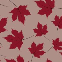 Herbstzauber Rote Blätter - DeinDesign