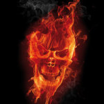 Burning Skull - DeinDesign