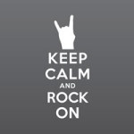 Keep Calm and Rock on - DeinDesign