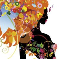 Femme florale - SINGERDESIGN