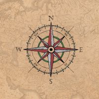 Vintage Kompass - DeinDesign