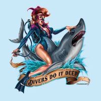 Divers do it deep - Rahmenlos