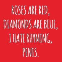 I hate rhyming - HASHTAGSTUFF