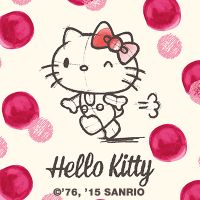 Hello Kitty - pink dots - Hello Kitty