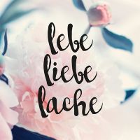 Lebe Liebe Lache - Roses - DeinDesign