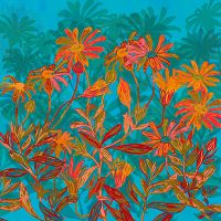 Fantasy Fall Flowers - Lotti Brown