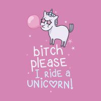 Bitch please i ride a Unicorn - VISUAL STATEMENTS
