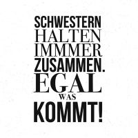 Schwestern halten zusammen - VISUAL STATEMENTS