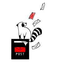 Red - Racoon - Jessica Broton