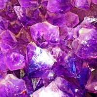 Kristall violett - DeinDesign