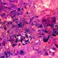 Kristall lila - DeinDesign