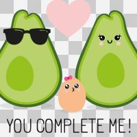 Avocado baby ohne hintergrund - DeinDesign