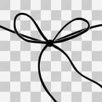 Schleifchen schwarz ohne Hintergrund - DeinDesign