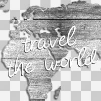 Worldmap Holz ohne Hintergrund - DeinDesign