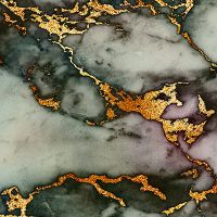 Grey and golden marble look - UtART