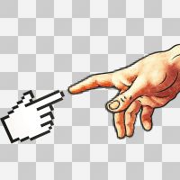 Creation of adam ohne Hintergrund - Badbugs Art