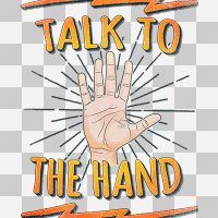 Talk to the hand ohne Hintergrund - Badbugs Art