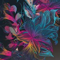 Neon Flower Power - DeinDesign