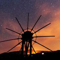 Mühle unter dem Sternenhimmel - Mehmet Ergün - Mehmet Ergün Photography