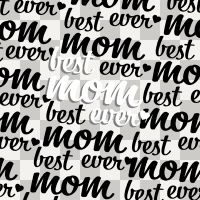 Best Mom ever black ohne Hintergrund - DeinDesign