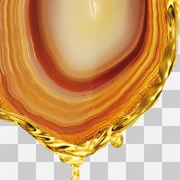 Dripping gold look gem transparent - DeinDesign